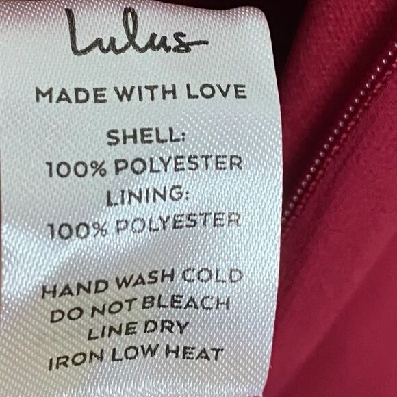 Lulus Cause for Commotion Maxi Dress Womens S Red Pleated Bustier Formal Gown - Picture 12 of 14